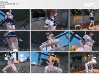 《电动惩罚椅与犯错女学生》犯错少女被吊绑放置在空教室，白丝大腿上绑着4个遥控器，身边是一张安有电动yang具的惩罚椅，等待少女的是无情的榨汁惩罚