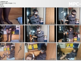 绳欲Club_蕊蕊的储物间放置实验 蕊蕊小姐姐首次露脸就被项圈吊起来强行踮脚罚站