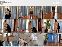 一绳所爱_小花麻绳KB拘束袋紧束，高高悬空吊起来