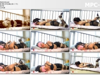 DK13美束馆_新人糖糖首次出镜，M字开脚禁锢，闭着眼睛自我享受 夏沫从KB到自救的过程！看夏沫的极限挑战！