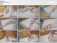 九尾少女_COS埃罗芒老师 白丝红绳的全身紧缚
