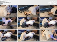 雨辰工作室_你的新娘我的奴 白丝 婚纱 粉高跟 K9 羞辱 打屁股 强高