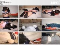 小萌同学_双马尾学生情趣制服，驷马SP+挠脚，胶带封嘴闷绝
