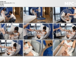 心悦艺束_加藤惠+白丝 蒙眼堵嘴 吊起双脚玩弄