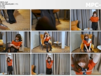 4K映像_复古红色裙装