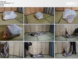 象人工作室 小0-双层洗衣袋束缚挣脱+渔网吊缚