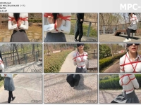 一绳所爱_公园捆绑蒙眼行走