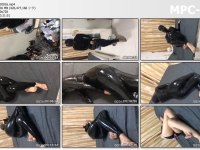 Jori莉_胶衣女王自慰，夹腿，美脚，脱胶衣