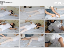 心悦艺束_白丝小萝莉的大字绑tk