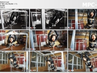 DK13美束馆_小雨最美时光 吊缚姬 包含网袜+连体皮衣+吊缚+口球口水